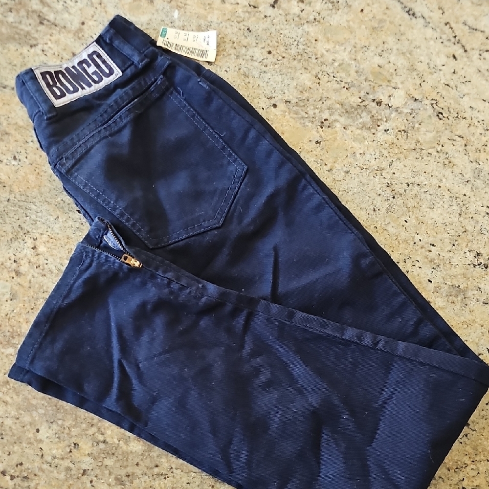 BONGO❤️NAVY JEANS!!! VINTAGE❤️SZ 5❤️NWT❤️ZIPPER ANKLE❤️